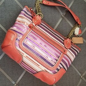 NWOT COACH POPPY SEQUIN Small tote